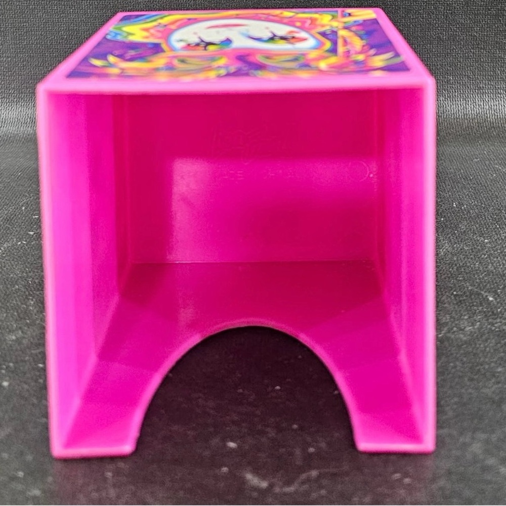 Vintage Rare 1990s Lisa Frank Pink Clown Mask Stationery Memo Cube - Picture 2 of 4